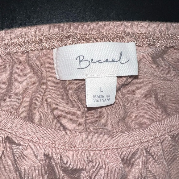 Becool Smocked Cropped Tank Top Size Large GUC - Picture 4 of 7